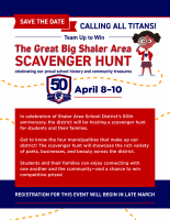 S.A.S.D. Scavenger Hunt